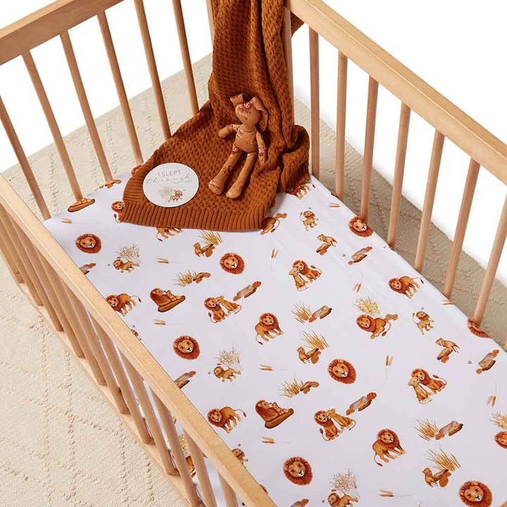 Sábana bajera ajustable Lion para venta al por mayor de Snuggle Hunny