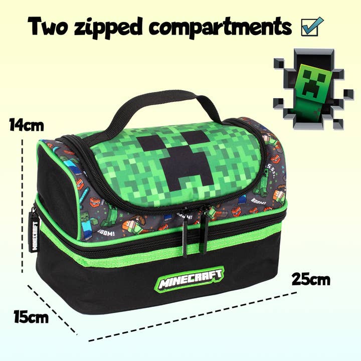 Fringoo Group Ltd - Wholesale Lunch Bag/Box - Kids - Minecraft Multi Lunch Bag