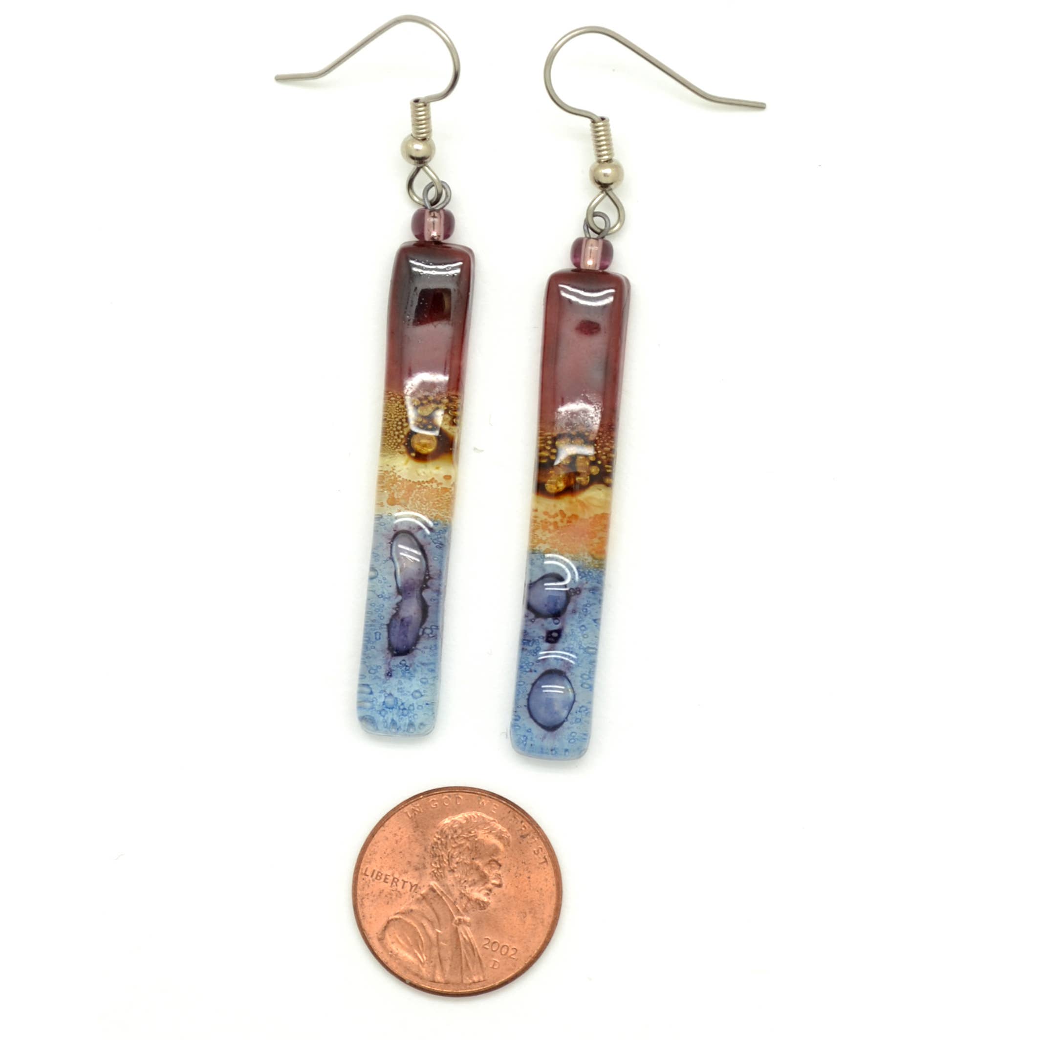 Dunitz & Company - Wholesale Dangle Earrings - Long Colorful Glass Stick Dangle Earrings - Fair Trade7
