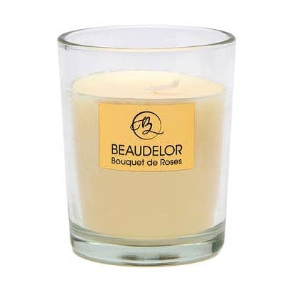Scented candle (Bouquet de Roses) with vegan wax for wholesale by Beaudelor
