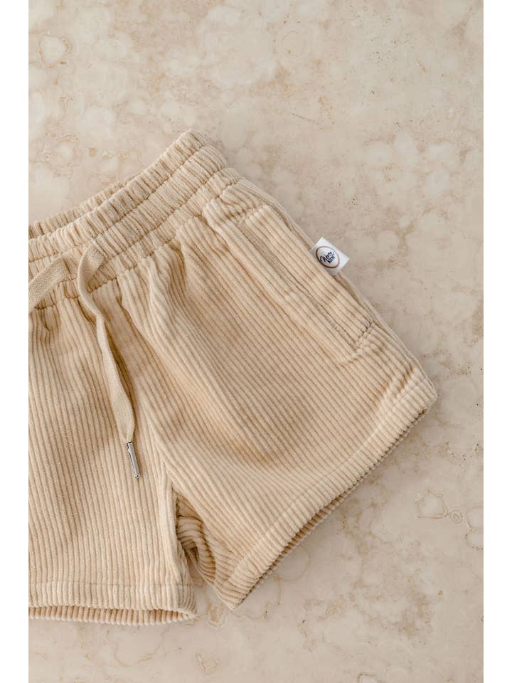 Woven Kids - Wholesale Shorts – Kids - Corduroy Shorts Sand1