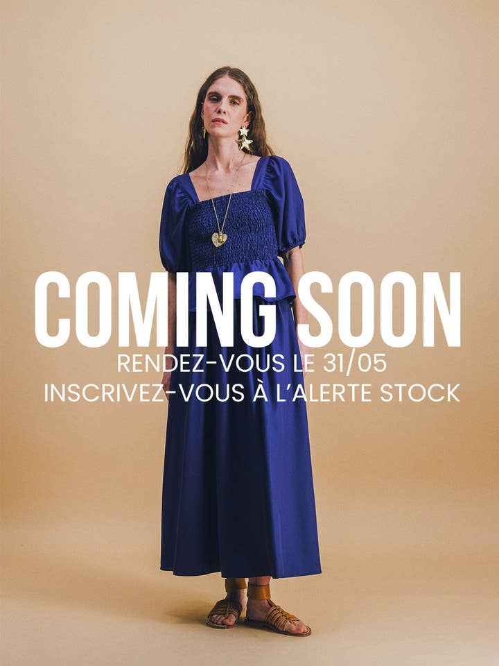 Falda CECILE azul marino para venta al por mayor de Elise Chalmin