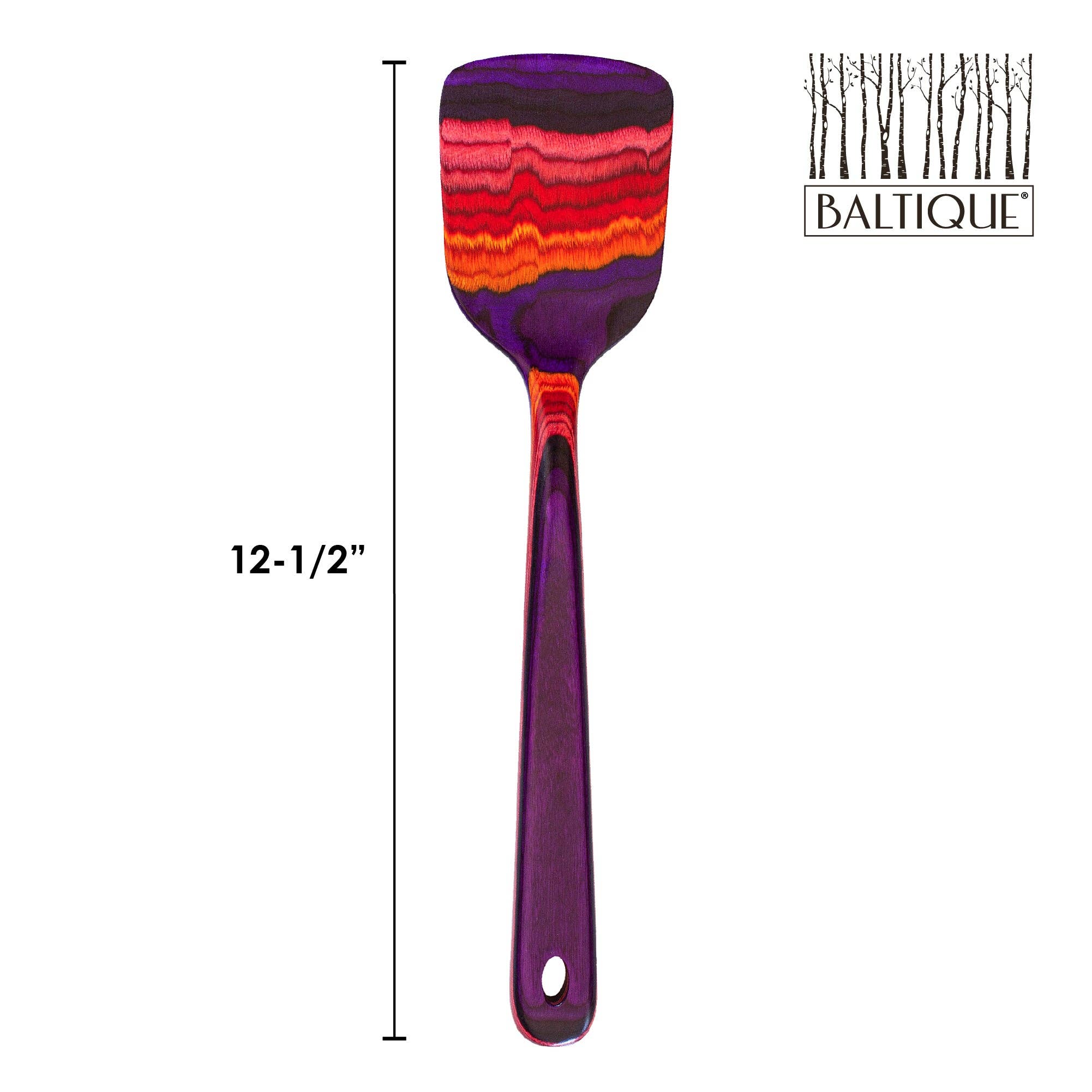 Totally Bamboo - Venta al por mayor Espátula/volteador - Espátula de Madera Colorida Baltique® Waikiki, 12.5"7