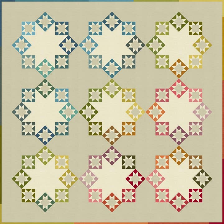 Illuminate Quilt Pattern for wholesale by Laundry Basket Quilts