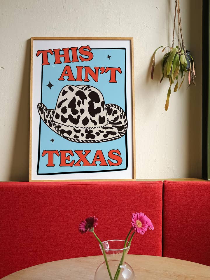 Das ist kein Texas-Druck in Blau für den Großhandel von SOFE Store