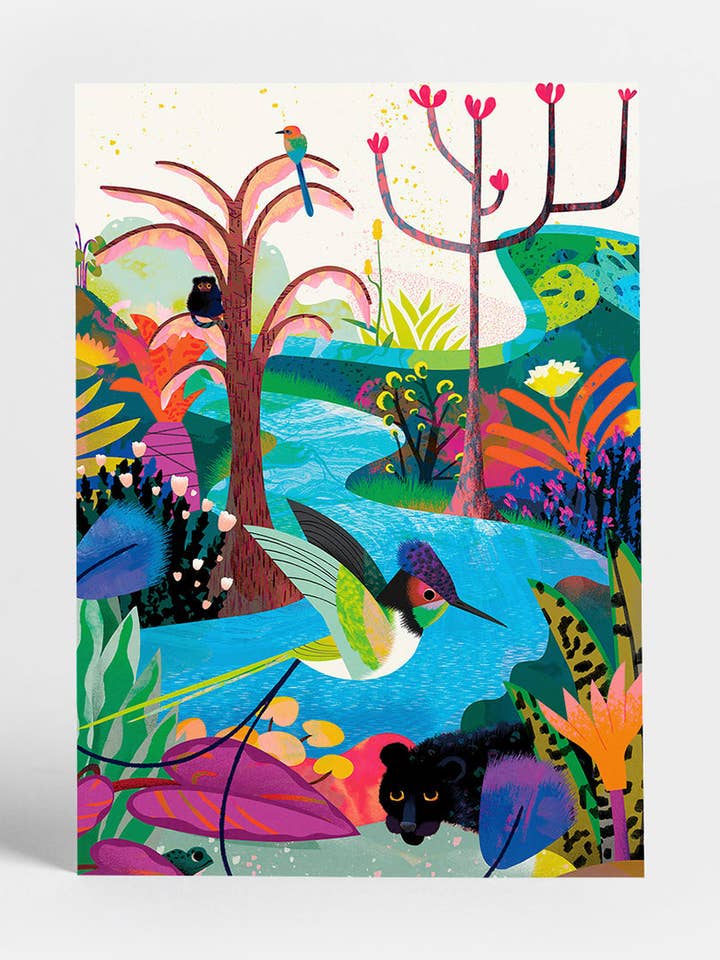 Foresta pluviale amazzonica | Cartolina per la vendita all'ingrosso da parte di Sunny Beast