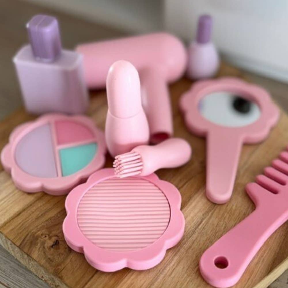 PETIKIDS – Conjunto de brinquedos - Crianças por atacado – Kit de beleza em silicone para brincadeira de faz de conta5