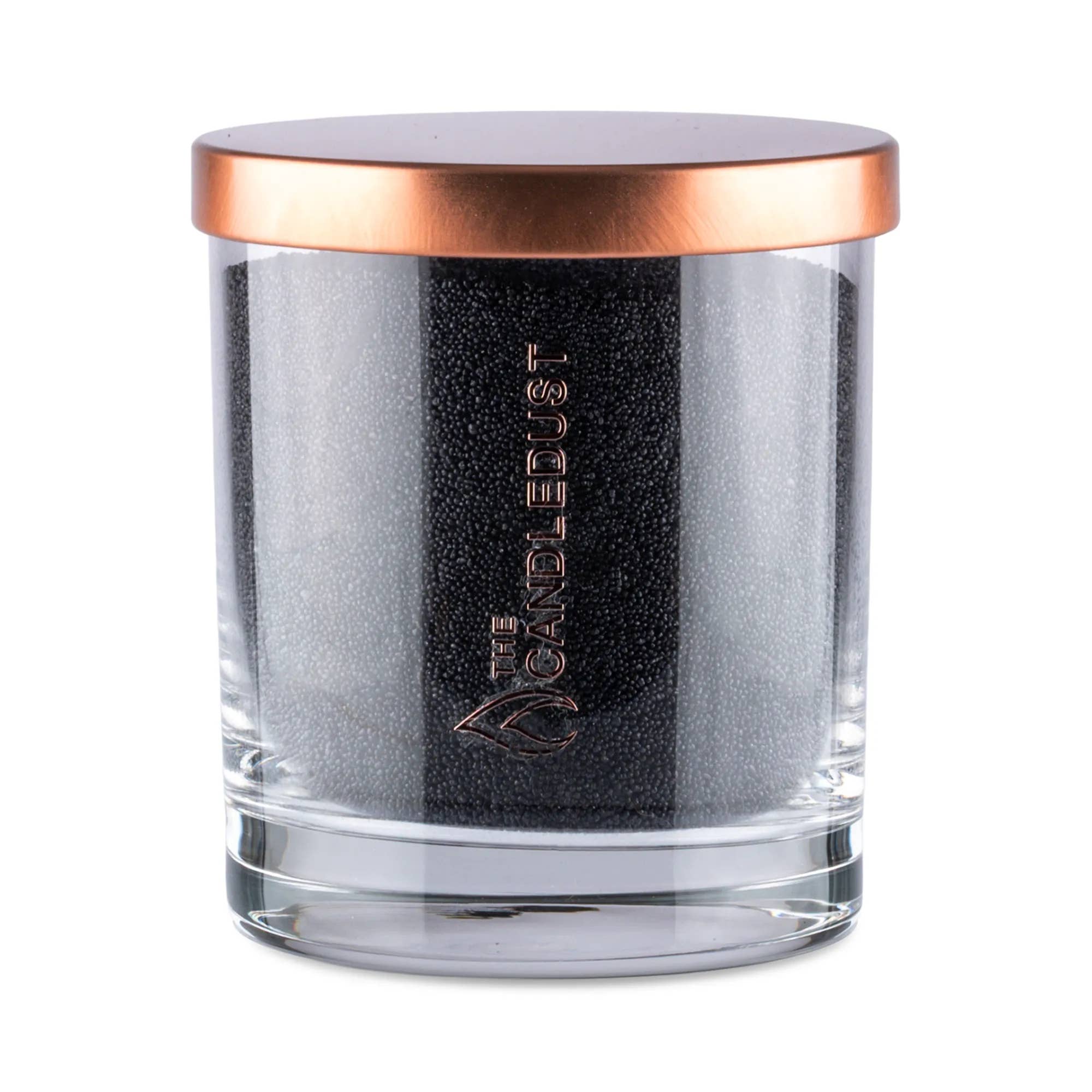 The Candledust - Vendita all'ingrosso Candela in vasetto - Candela nera in cera naturale senza profumo 160 g