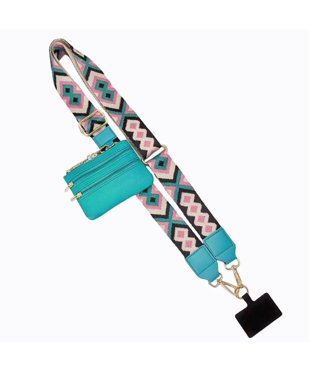 DESHENG ENTERPRISE - Wholesale Bag Strap - Women's - HANDBAG STRAP WITH ZIPPER POUCH PHONE HOLDER WRISTBAND2