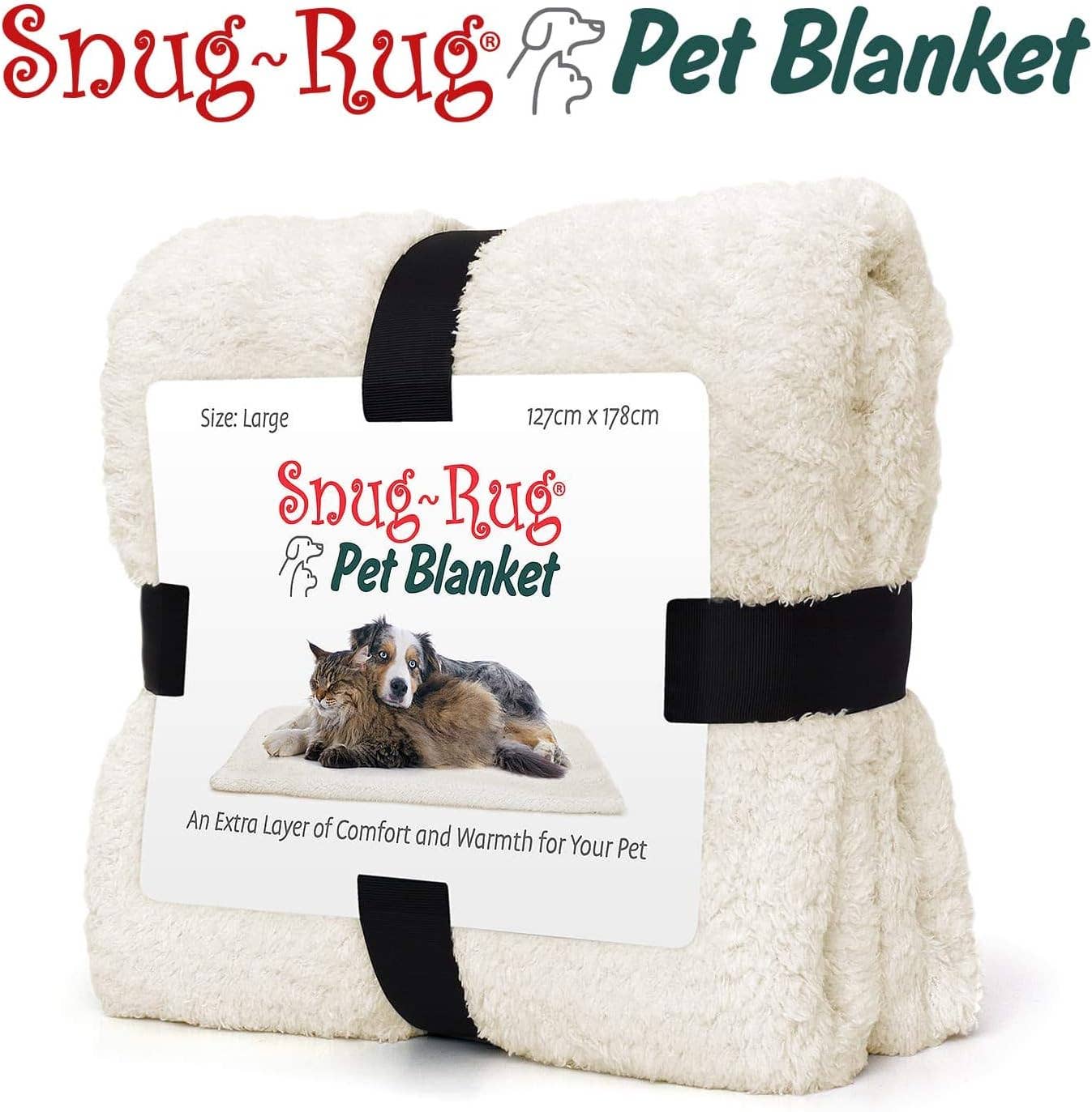 Wholesale Gifts Tomorrow - Wholesale Pet Blanket - Cat/Dog - Snug Rug Pet Sherpa Fleece Blanket Large 127 X 178cm4