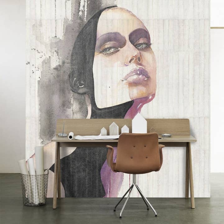 Sensuell kvinna panorama väggmålning för wholesale av Les Panoramiques