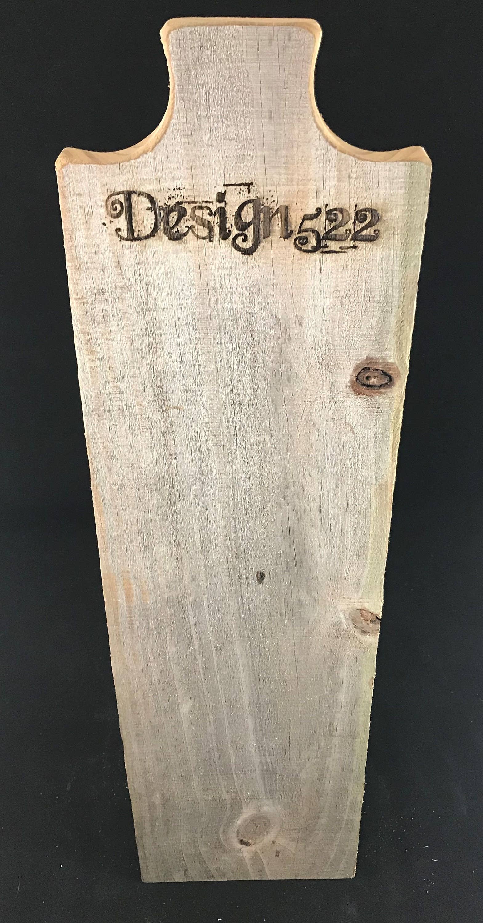 Gifted Shop Works, LLC - Wholesale Jewelry Stand & Display - Weathered Wood Necklace Display Stand And Holder3