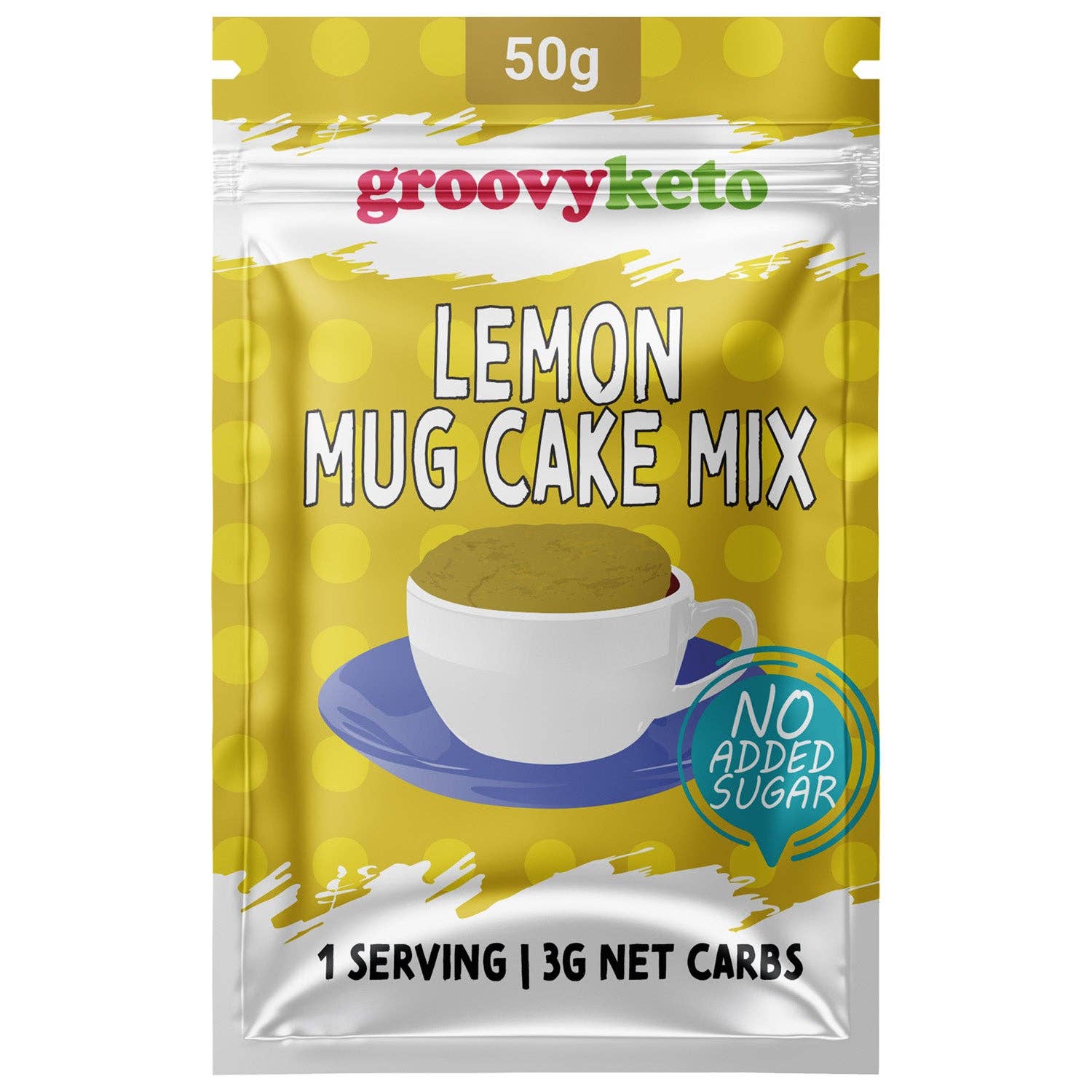 Groovy Keto – wholesale Cake mix – Groovy Keto Lemon Mug Cake Mix1