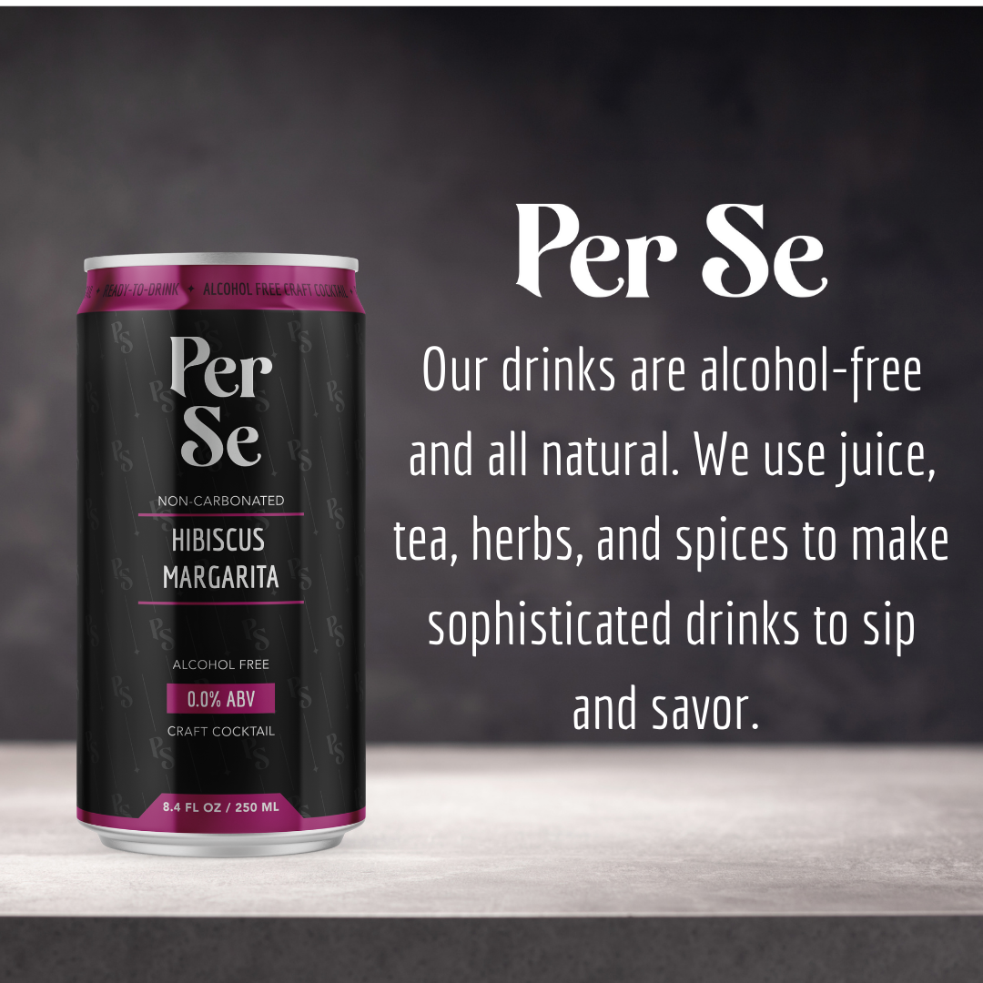 Per Se – Engroshandel Alkoholfri aperitif – Hibiscus Margarita alkoholfri håndværkscocktail 4-pak5