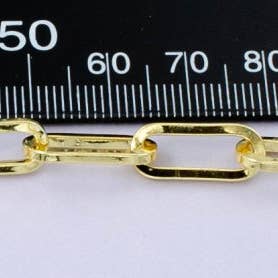 Aim Eternal - Wholesale Keychain - Women's - 24K Gold Filled Paperclip Chain Link Bag Purse Charm Swivel Keychain Finding | WA-27561