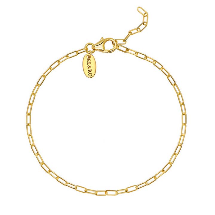 LOLA LINK BRACELET | GOLD for wholesale by EL&RO Jewellery