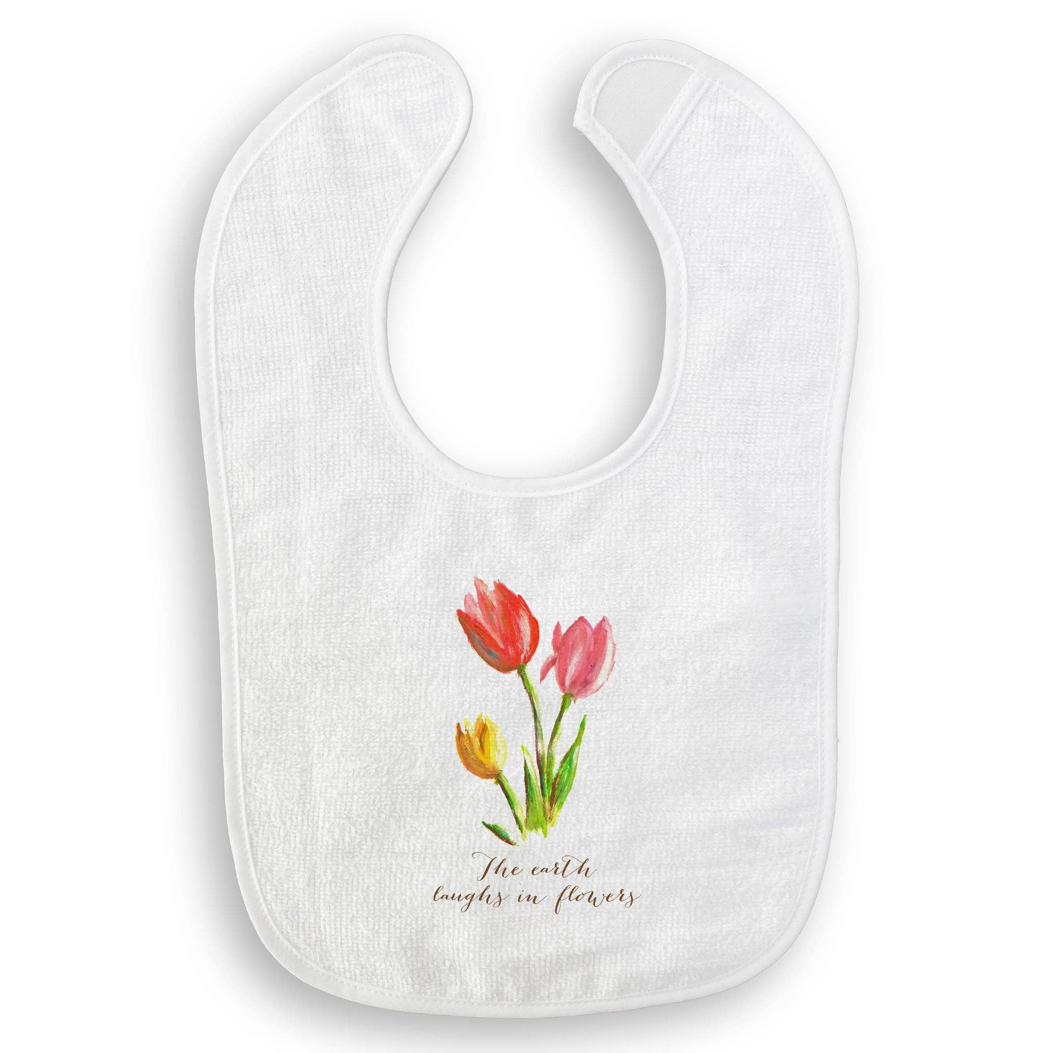 French Graffiti – wholesale Tea towel – Three Tulips with Quote15