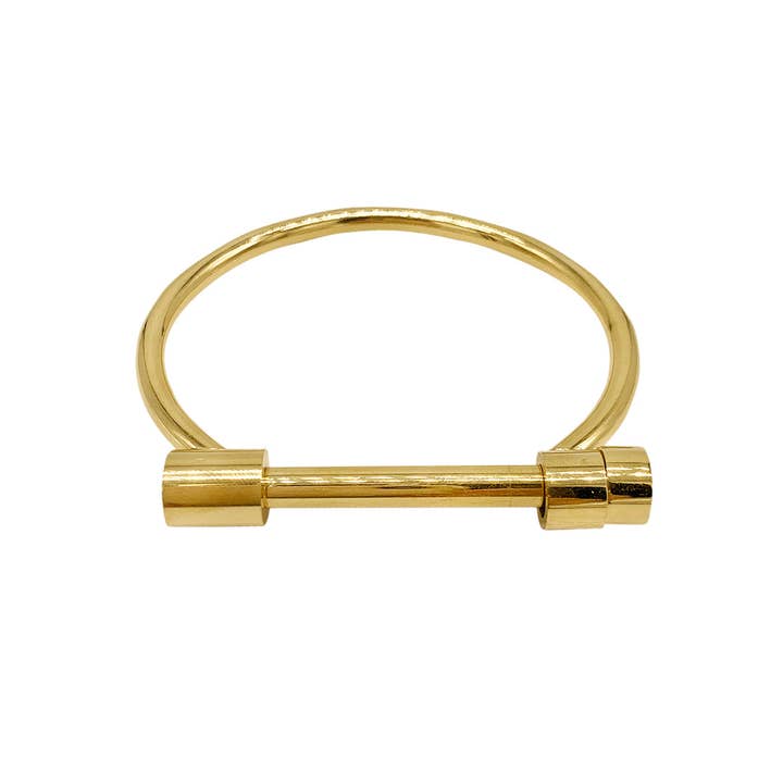 Adornia - Wholesale Cuff Bracelet - Screw Cuff silver gold