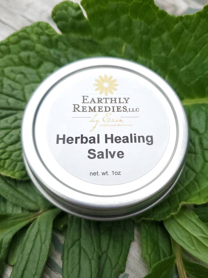 Herbal healing salve for wholesale by Earthly Remedies By Erin