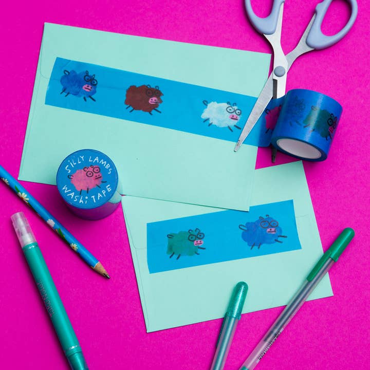 gentle thrills - Wholesale Washi-tape - dwaze lammetjes washi-tape1