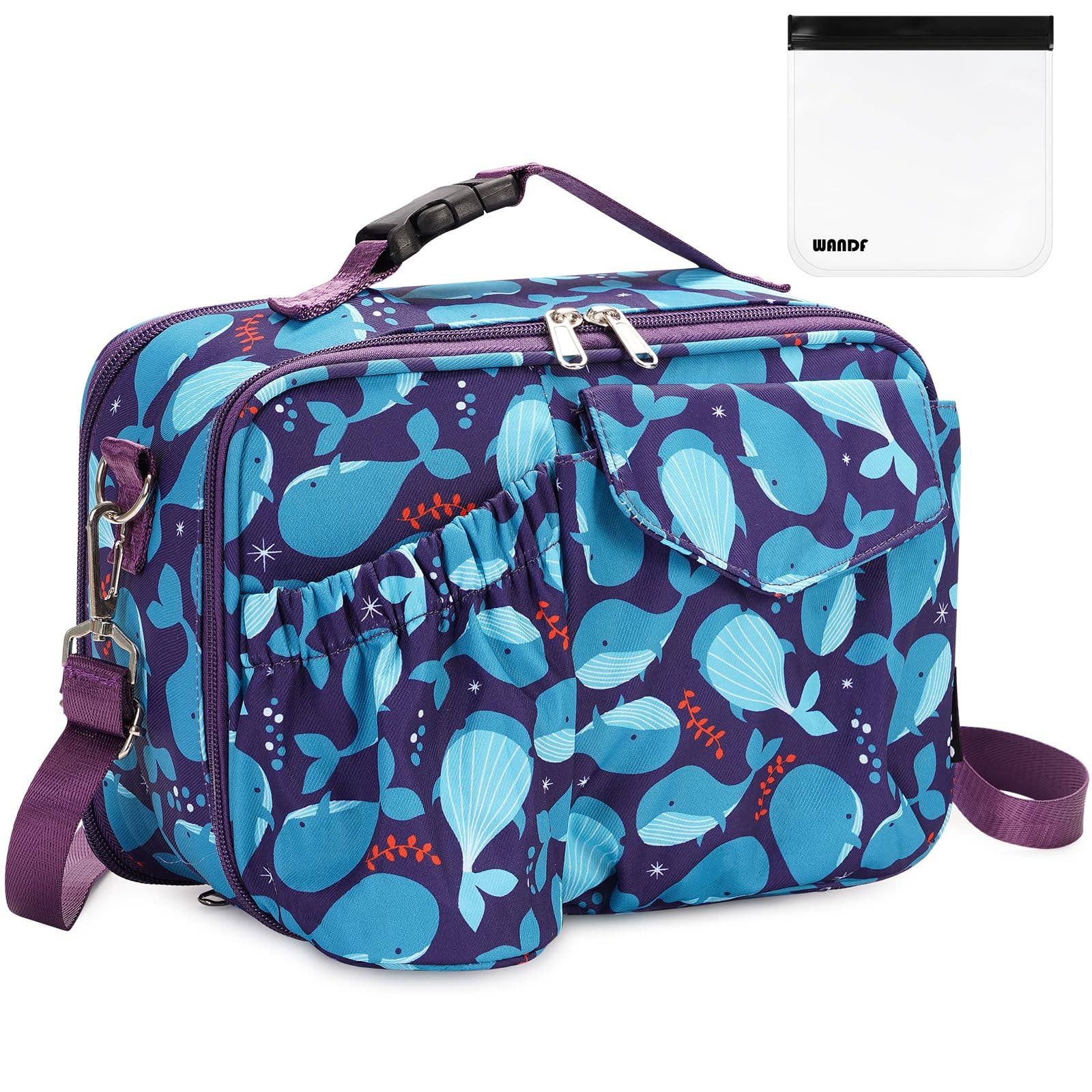 wandf – wholesale Lunch bag/box – Kids – Insulated Lunch Tote Bag Kids Expandable Lunch Box WF704847