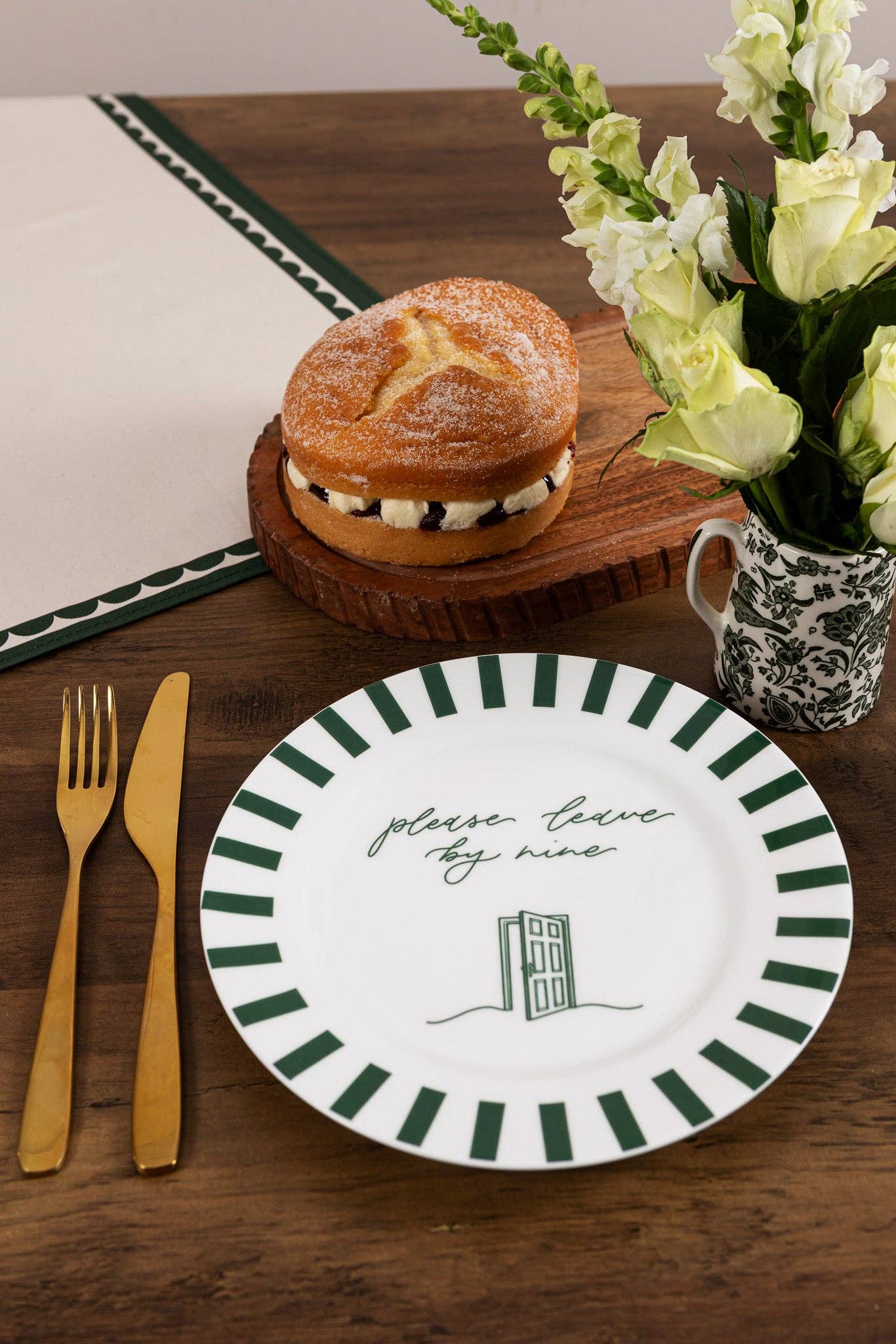 Pintail Candles | Avalon Home – wholesale Dinner plate – Please Leave By Nine Bone China Plate1