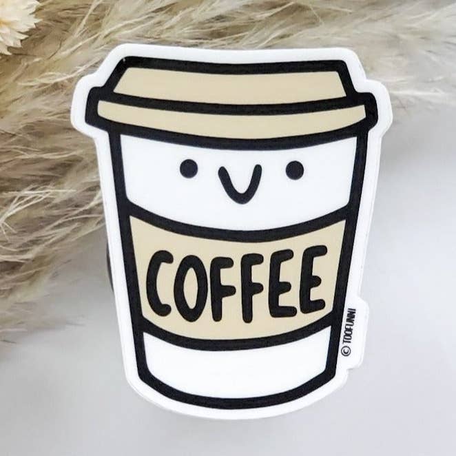 COFFEE - Vinyl Sticker for wholesale by Toofunni