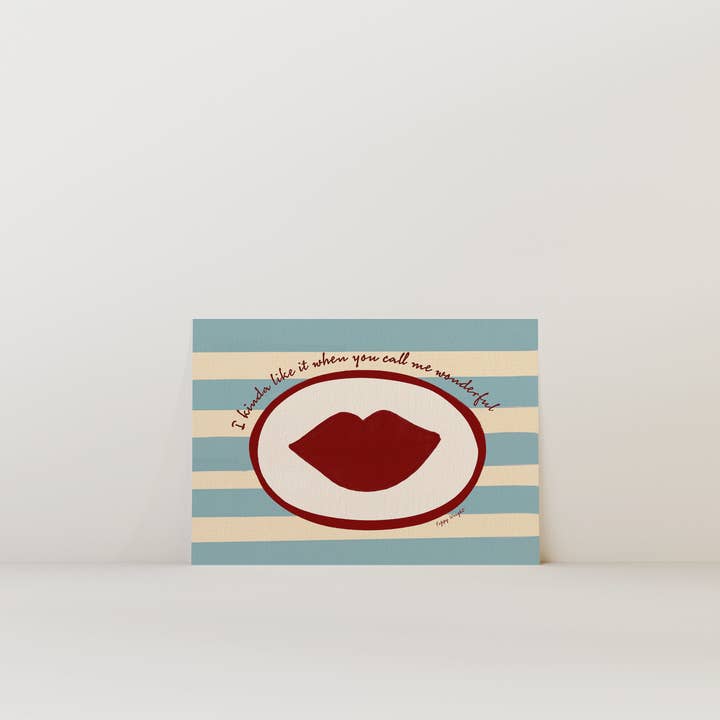 Call Me Wonderful Print for wholesale by Poppy Illustrates