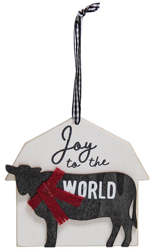 The Hearthside Collection - Vendita all'ingrosso Set di decorazioni  - Decorazioni da fienile con animali da fattoria, 4 pezzi assortiti5