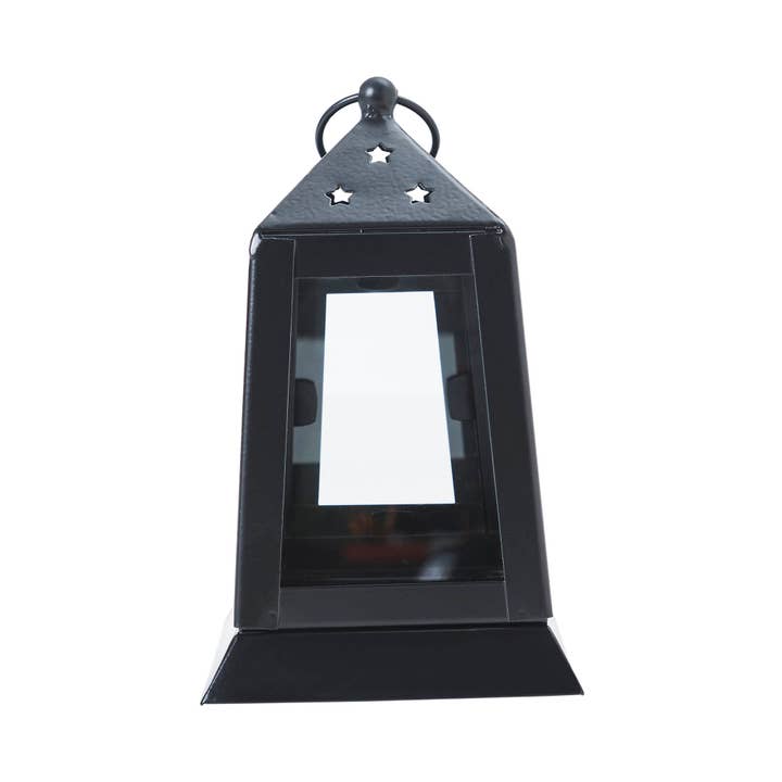 VHC Brands - Wholesale Candle Holder - Metal Lantern Black Tealight Holder 7x4.5x4.5