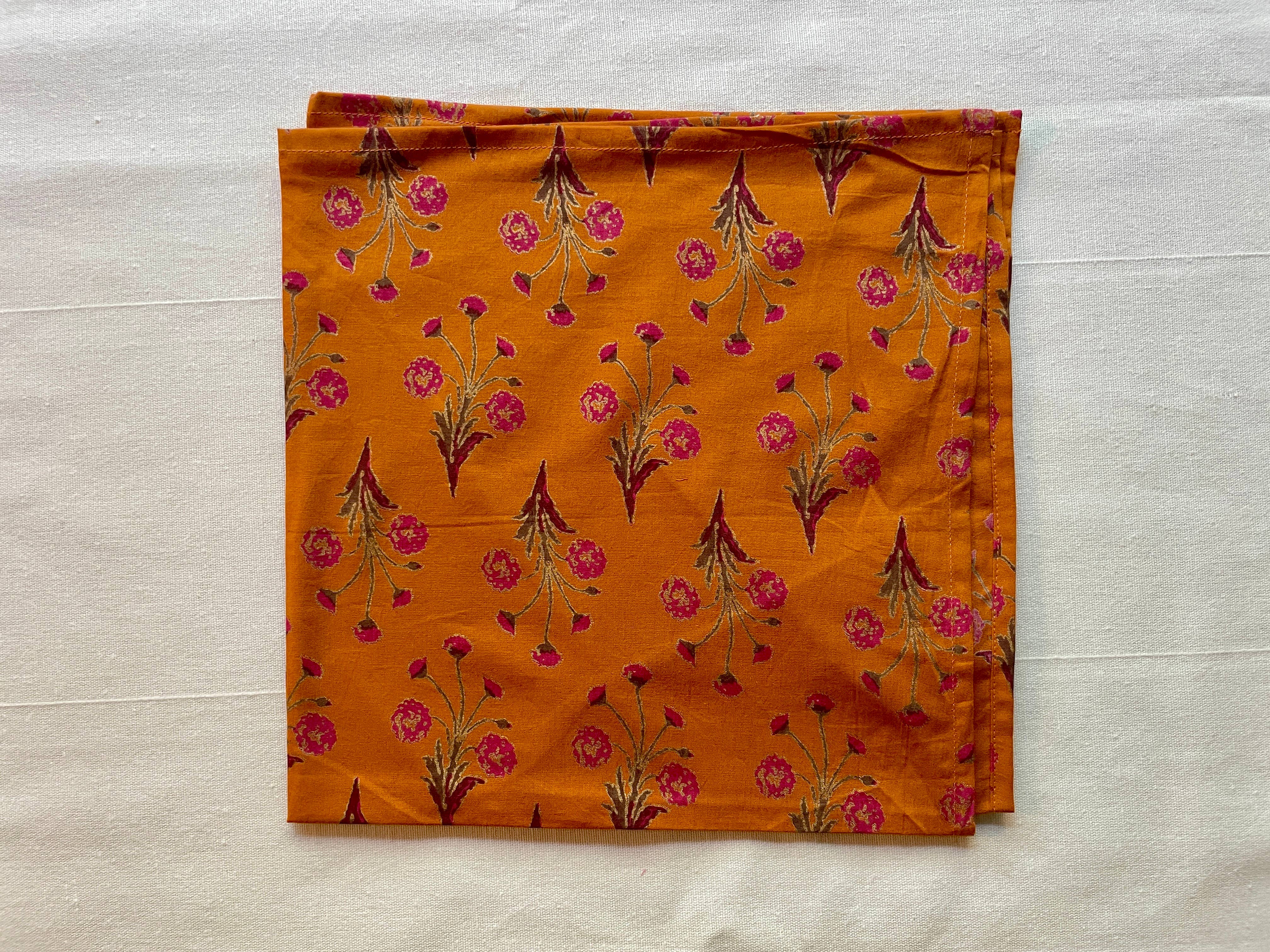 Curiosity - Wholesale Dinner & Cloth Napkin - Handcrafted 100% Cotton Block Print Cloth Napkin – Set of 416