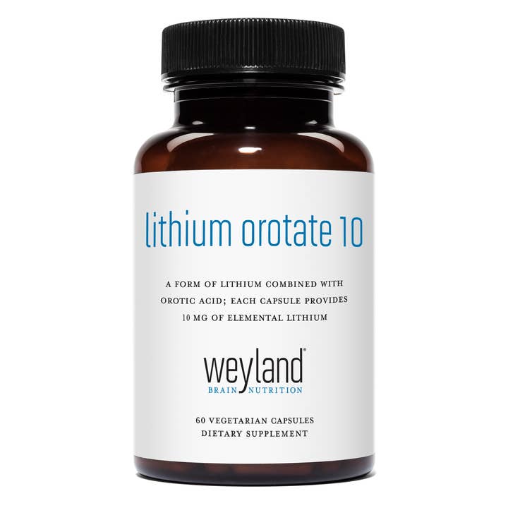 Lithium Orotate 10mg for wholesale by Weyland Brain Nutrition