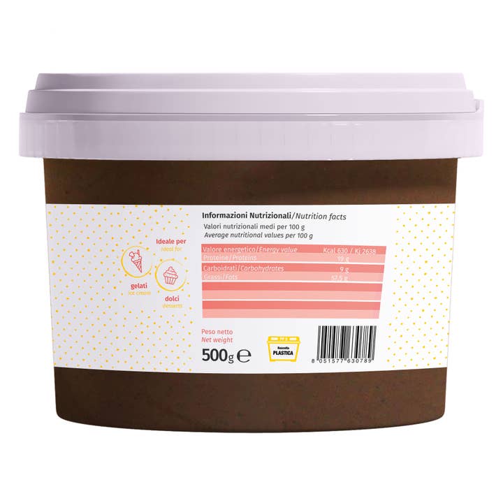 Dolcincasa.com - Wholesale Pasta - 100% Pure Sicilian Pistachio Paste without Colorants - 500 gr