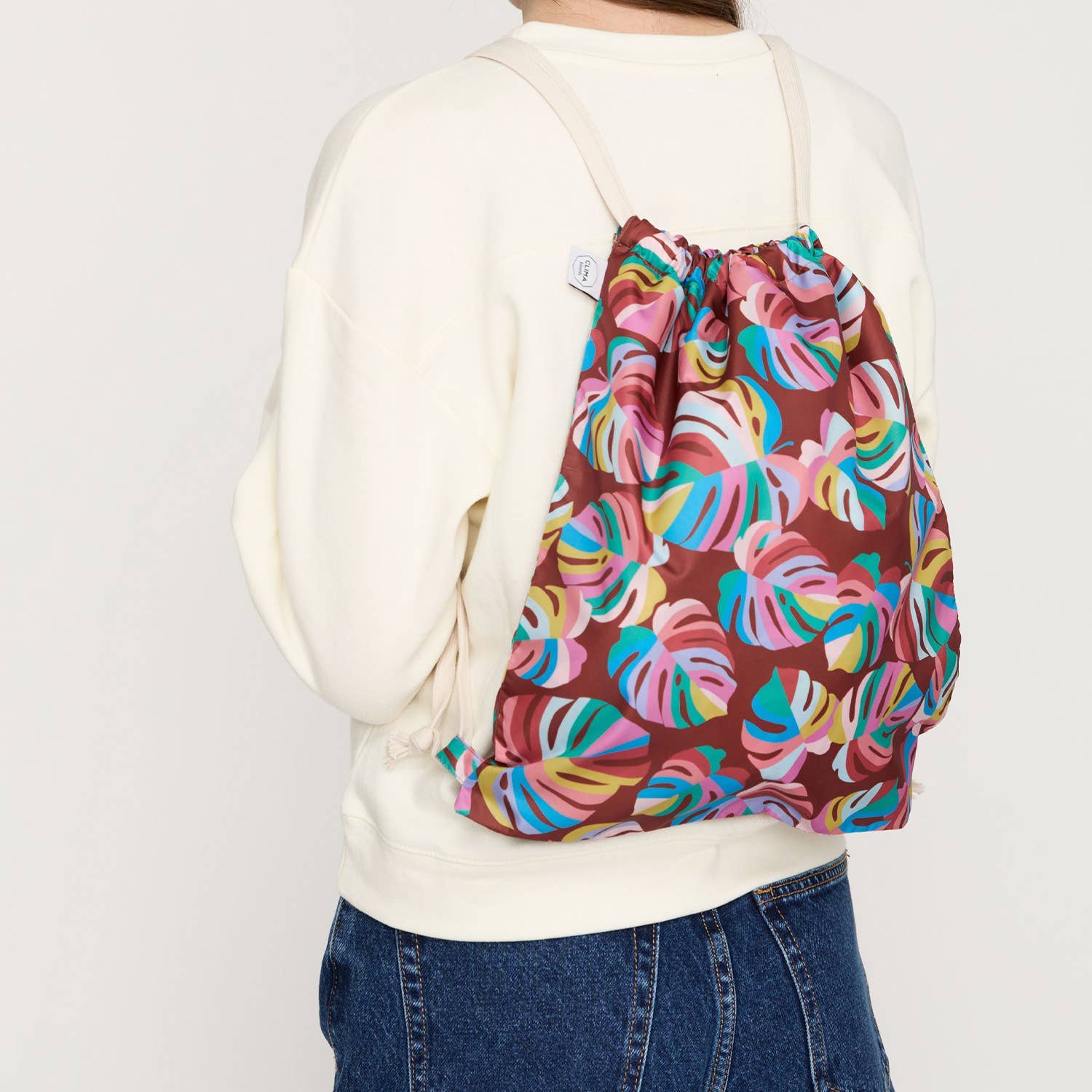 Mkr International - Wholesale Backpack - Women's - Tropical Self-Folding Backpack | Recycled & Waterproof1