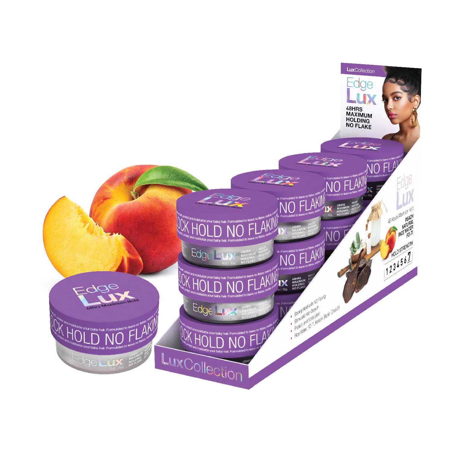 SM Beauty LLC - Wholesale Hair Styling Gel/Mousse - Lux Collection Edge Lux Edge Control Wax 48Hour Maximum Hold10