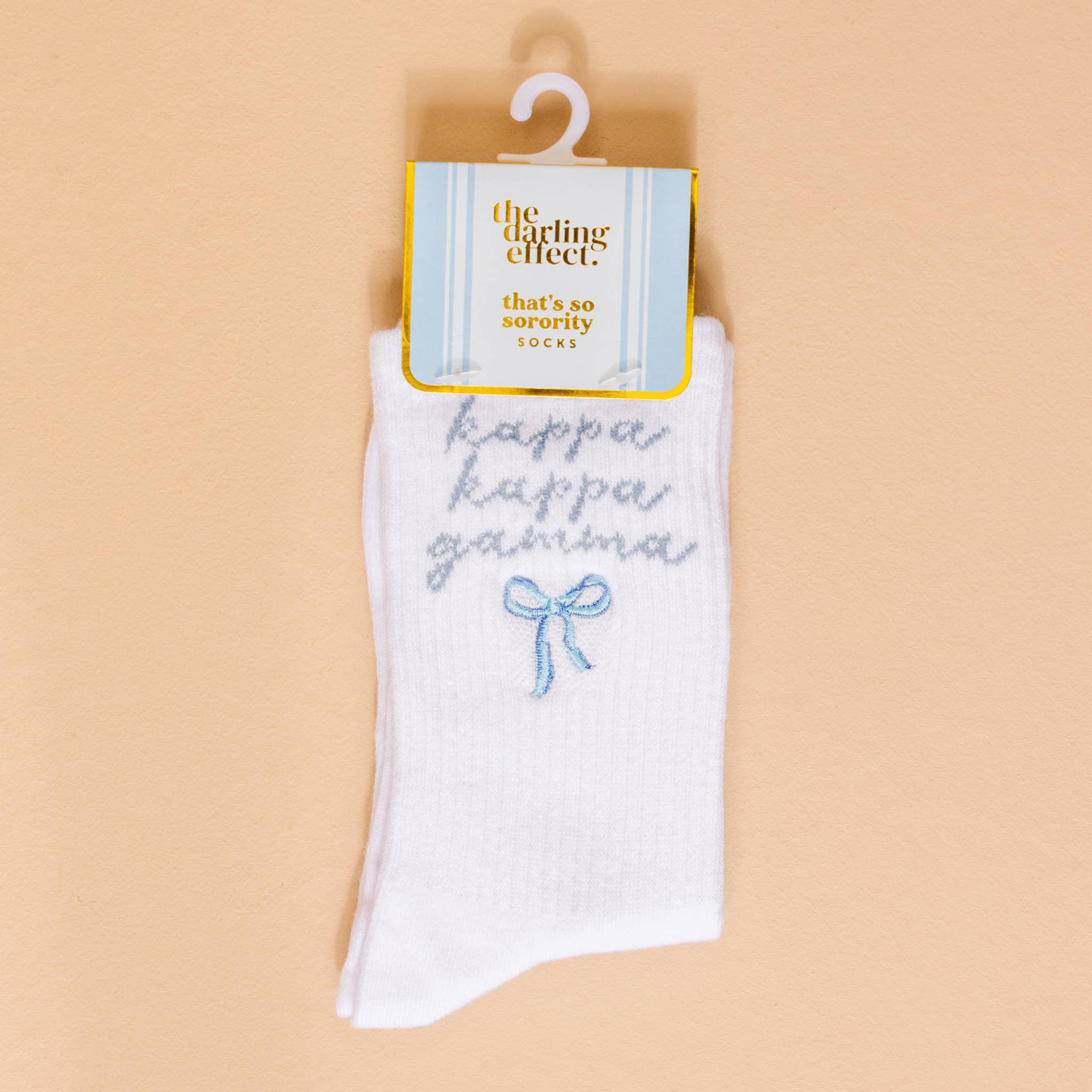 The Darling Effect - Vente Porte-clés – femme - Chaussettes montantes brodées de sororité13