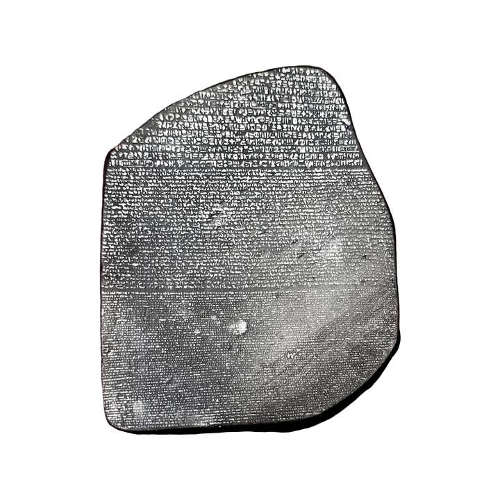 Discoveries, Inc. - Wholesale Decorative Tabletop Object - Rosetta Stone Paperweight - 4" - Made in Egypt