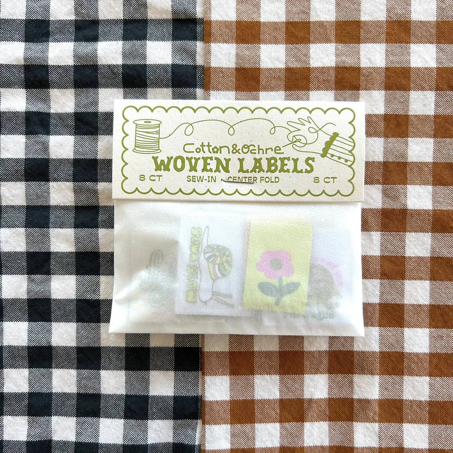 Cotton and Ochre - Wholesale Craft Sewing Kit - Self Love Pack Woven labels