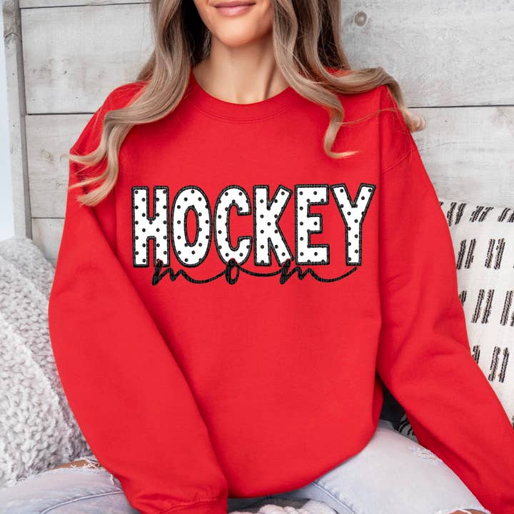 Hockey Mom - Black print - Sweatshirt for wholesale by Cash & Drix Wholesale
