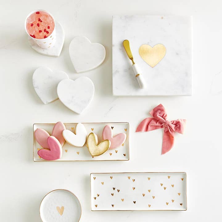 Santa Barbara Design Studio by Creative Brands - Wholesale Coasters - Marble Heart Coaster - Set of 4