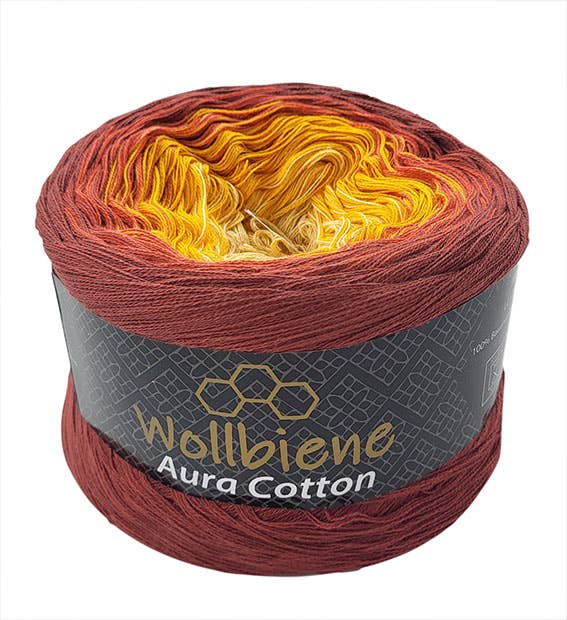 Wollbiene - Wholesale Yarn - Wool Bee Aura Cotton Bobble 200g Gradient 100% Cotton2