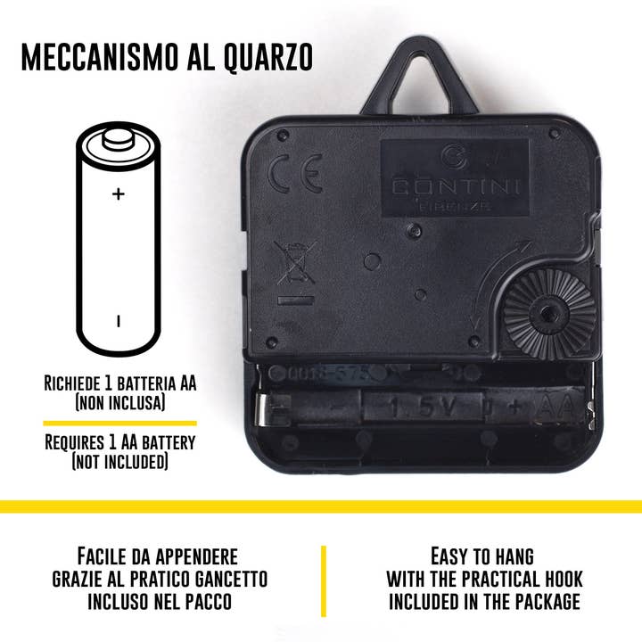 Giallobus - Wholesale Wall Clock - White Cat Between the Lines5