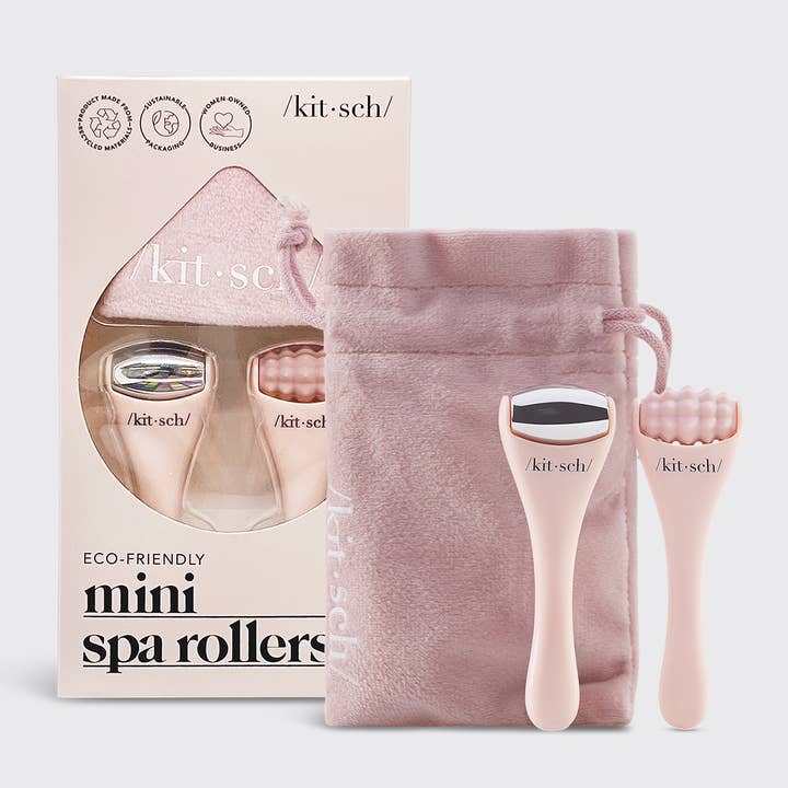 KITSCH - Wholesale Face/Beauty Roller - Mini Spa Rollers 2pc Set