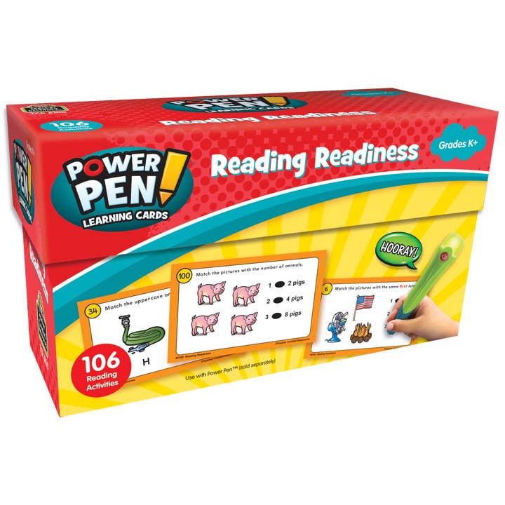 Teacher Created Resources – Engroshandel Læringskort - Børn og baby – Power Pen® læringskort: Læseberedskab