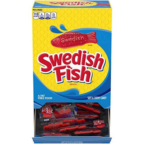 Swedish Fish Red Chngmkr 240 Per Box for wholesale by Shop The King