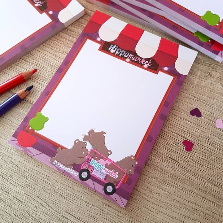A6 Notepad - HippoMarket for wholesale by Hippopo sur le trône