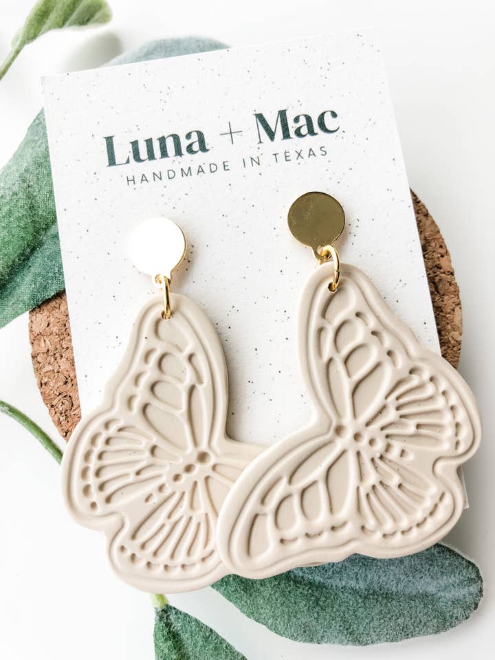 Flores Statement Earring for wholesale by Luna + Mac