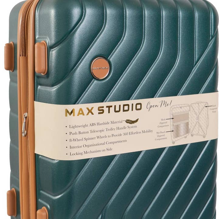 Magid - Wholesale Luggage - Max Studio PC 3-Piece Luggage Set Valletta Collection