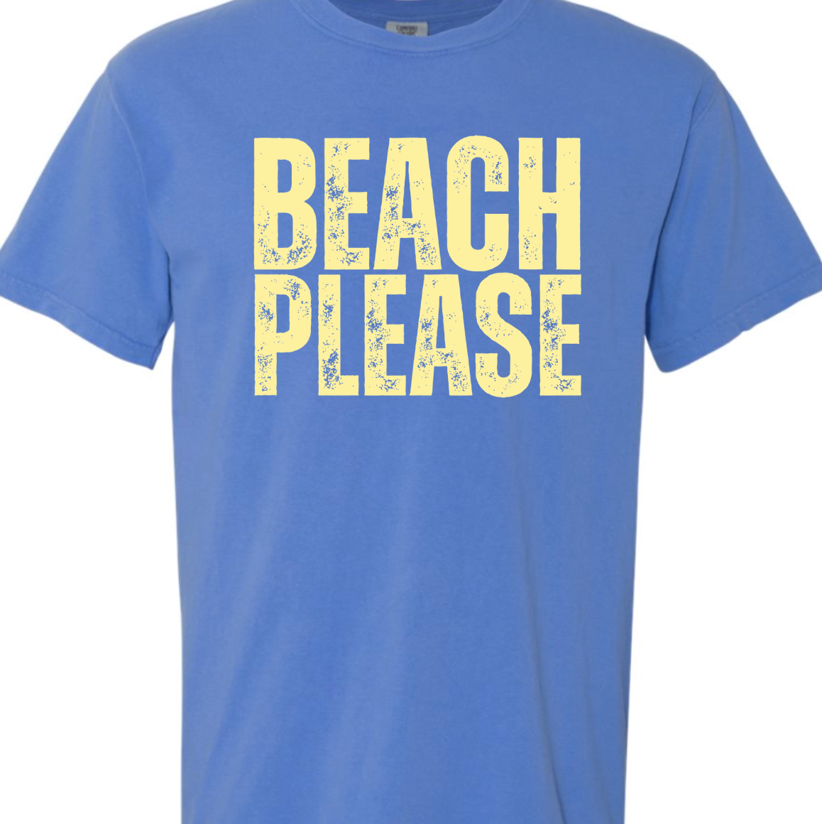 Kiki's Boutique - Wholesale Screen Printed T-Shirt - Women's - Beach Please Comfort Color Tee 7