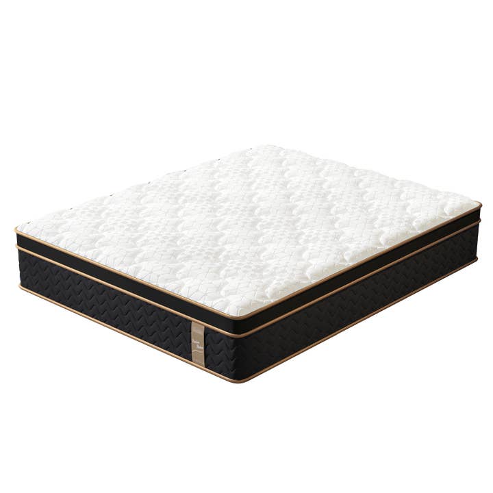 39F Inc. - Wholesale Bed - 10in King Plush Hybrid Mattress - Fiberglass-Free 8